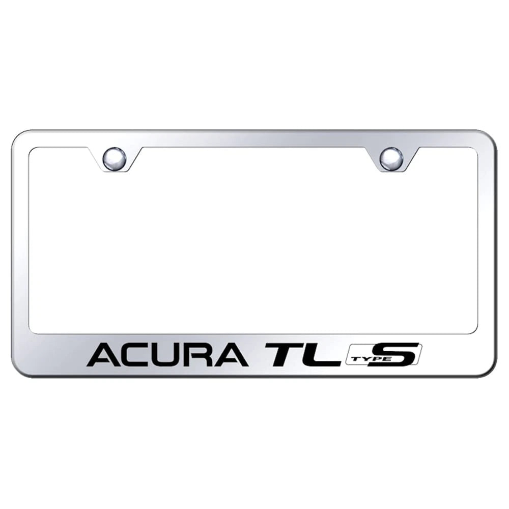 Type S on Stainless Steel License Plate Frame - Officially Licensed for Acura TL
