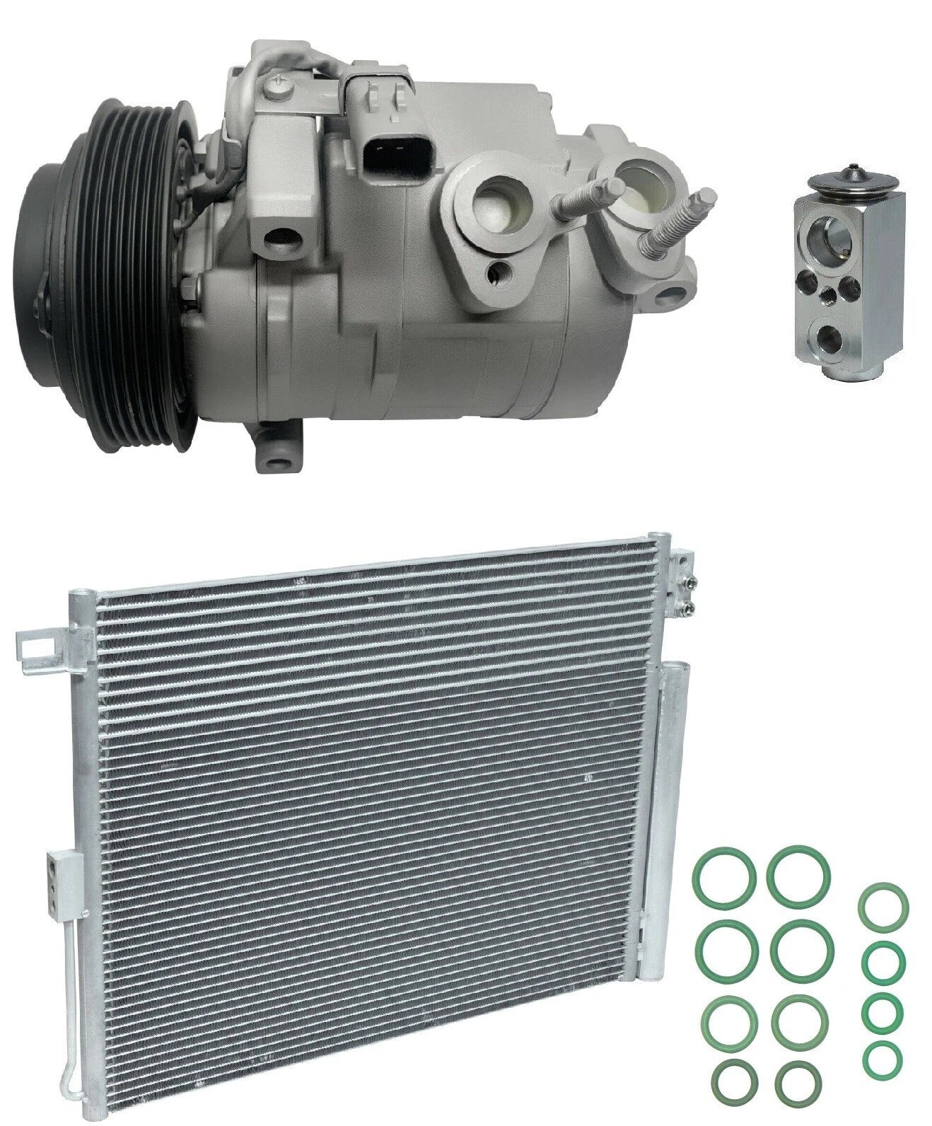 A/C Compressor Kit With Condenser Replacement for Jeep Grand Cherokee (2019–2019)