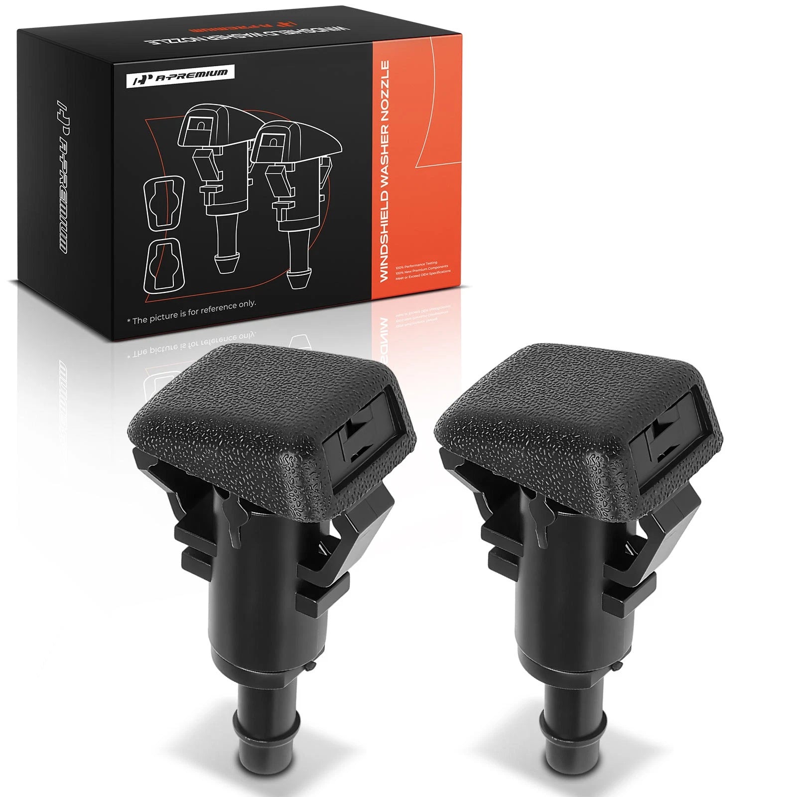 2X Front Windshield Washer Nozzle Jet for Buick Envision, Chevy Blazer (2016–2023)