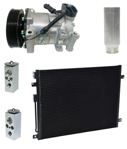 AC Compressor Kit With Condenser for Dodge Durango 5.2L 5.9L (2000–2000)