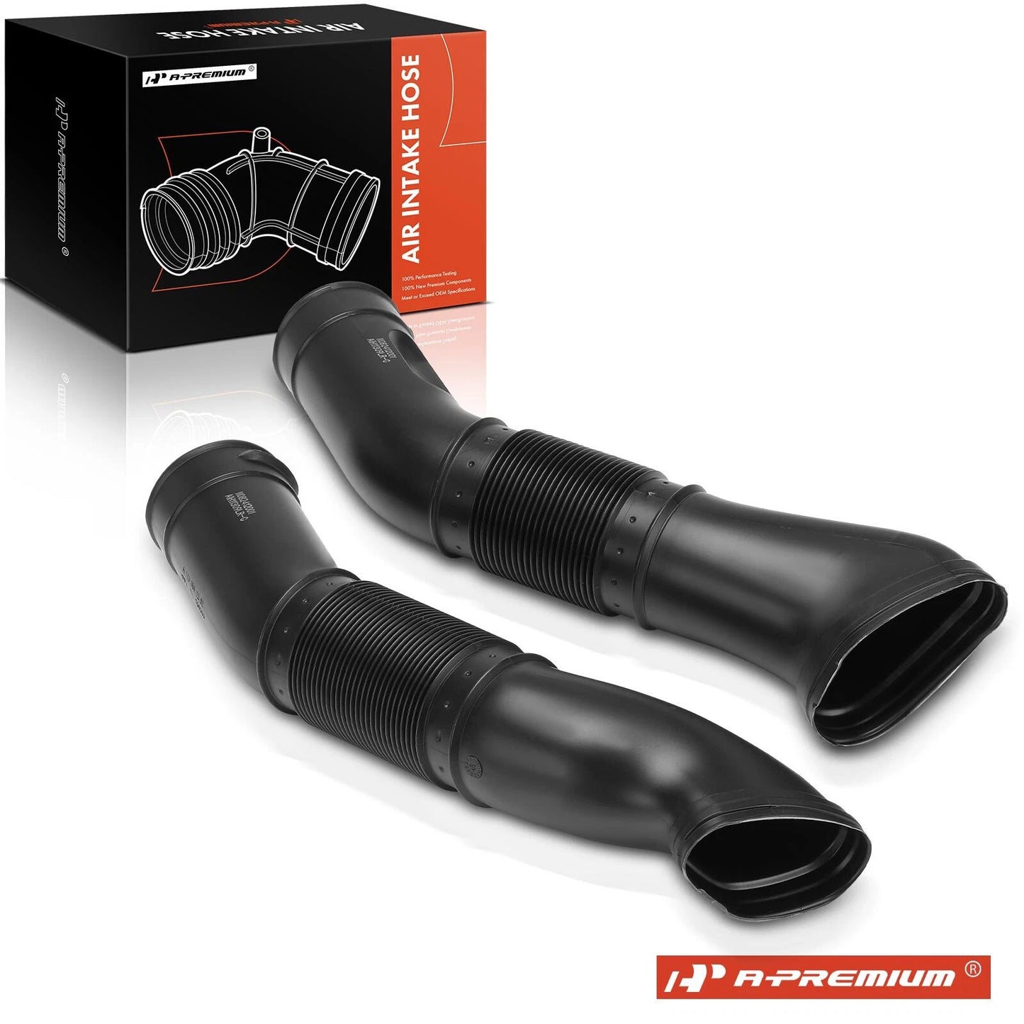 2X Engine Air Intake Hose for Mercedes-Benz S55 AMG (2003–2006)