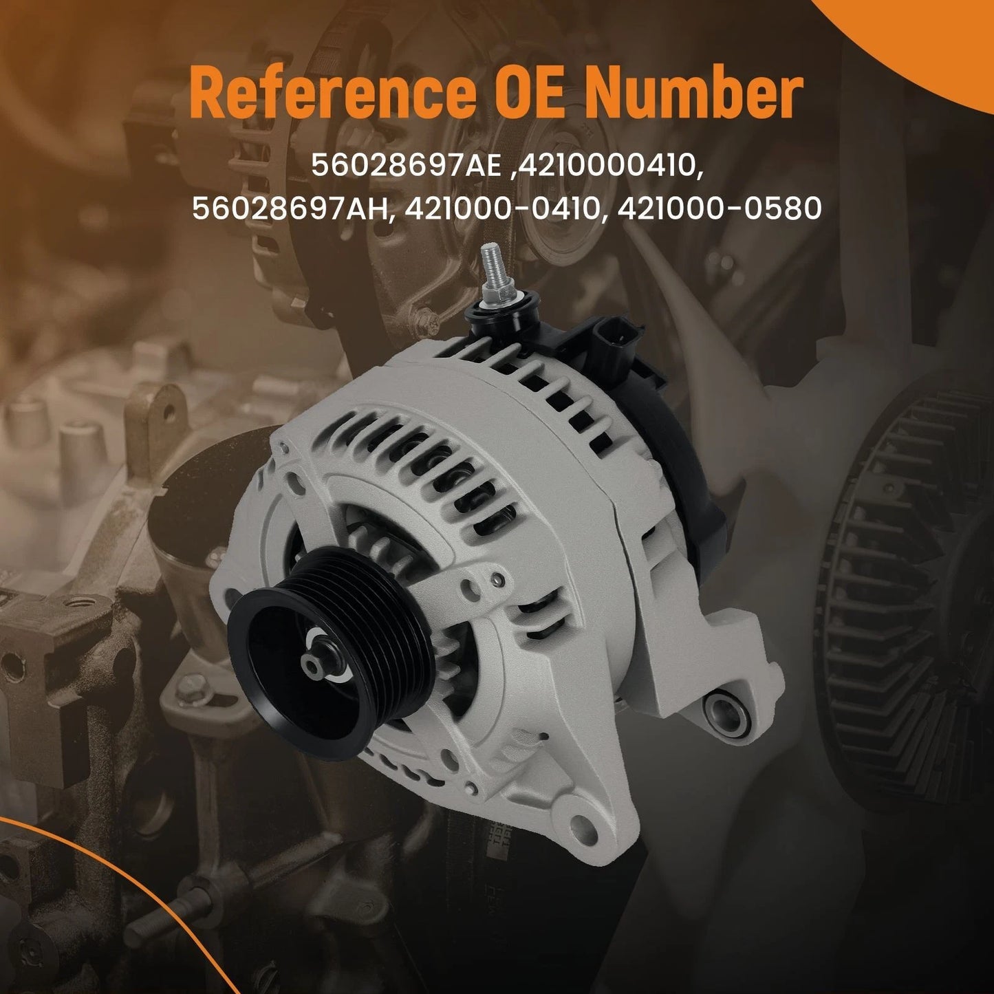 Alternator 160 Amp for Chrysler Aspen 5.7L V8 (2007–2008)