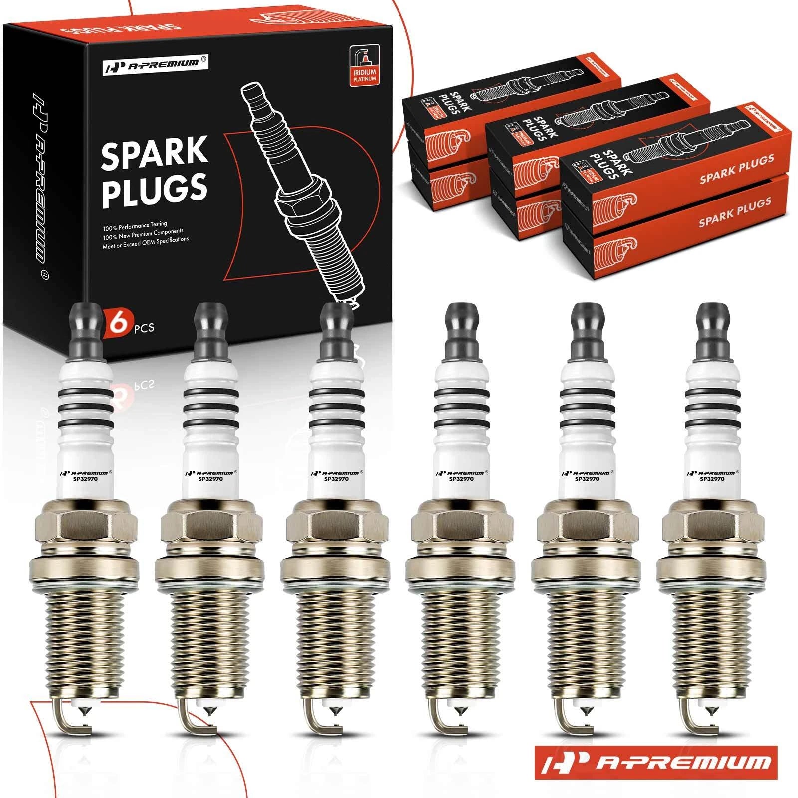 6x Iridium Platinum Spark Plugs for Toyota Camry (1994–1995, 2002–2006)