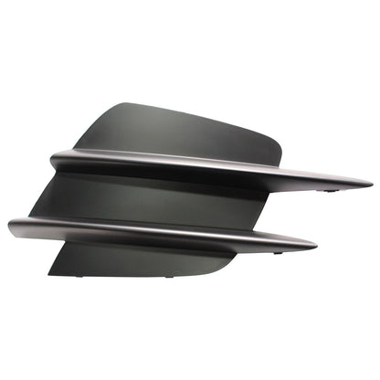 Replacement Black Textured Polypropylene Front Passenger Bumper Cover Grille