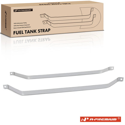 2X Steel Fuel Tank Straps for Cadillac Eldorado, Seville (1976–1985)