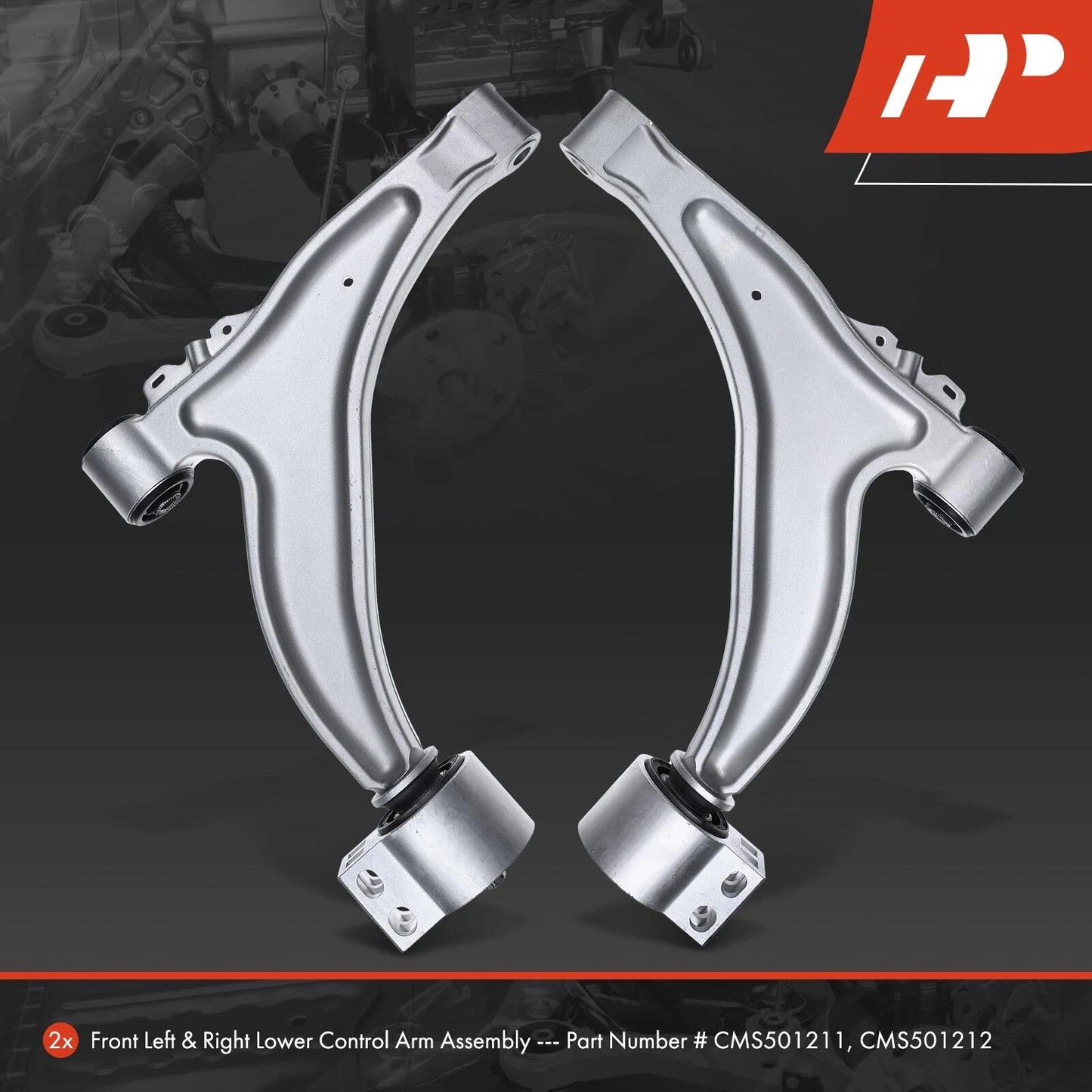 2X Front Lower Control Arm for Buick LaCrosse Regal Cadillac XTS (2010–2016)