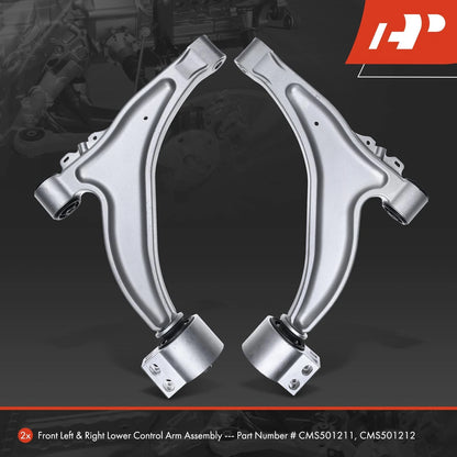 2X Front Lower Control Arm for Buick LaCrosse Regal Cadillac XTS (2010–2016)
