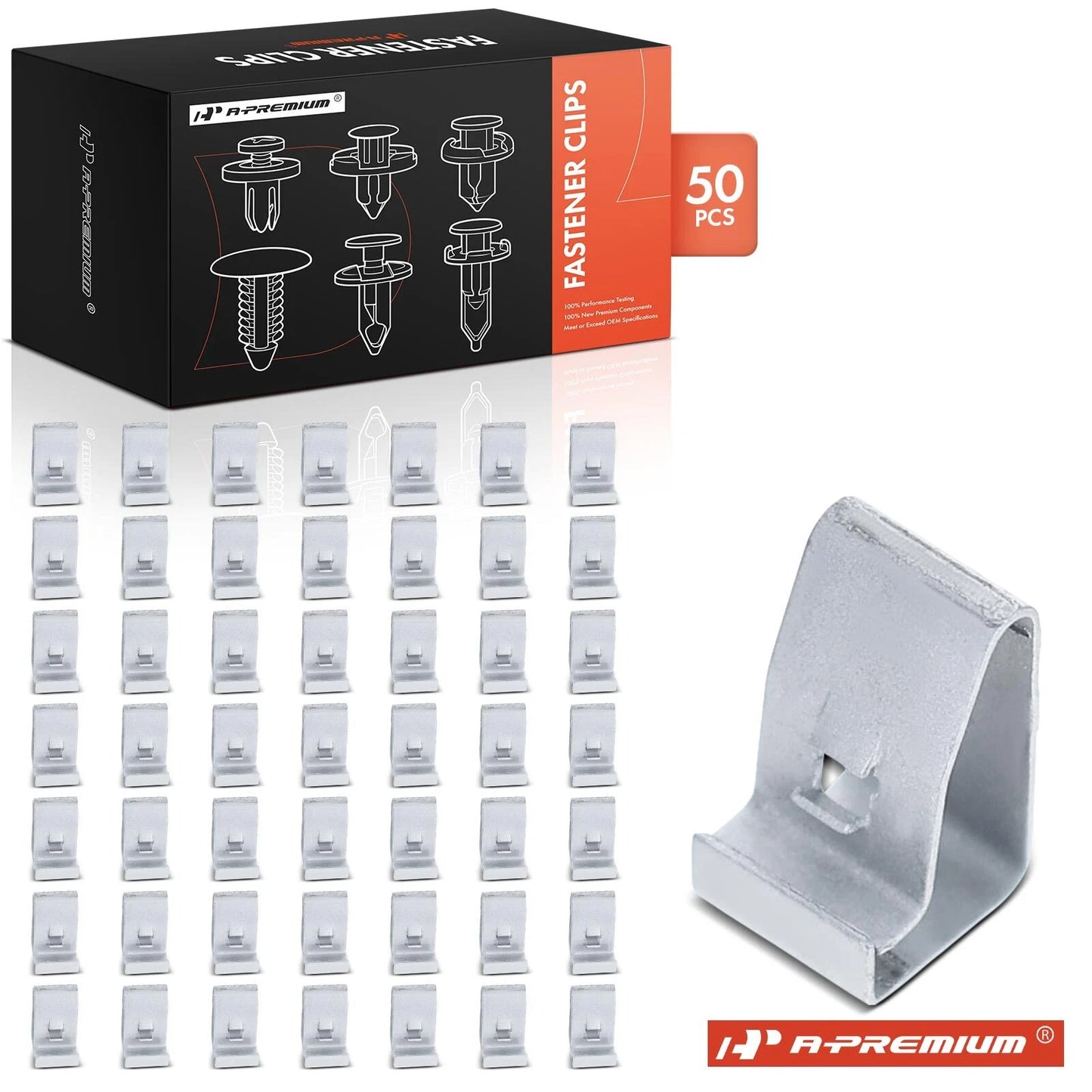 50 Pcs Bumper and Grille Fastener Clips for Buick Dodge