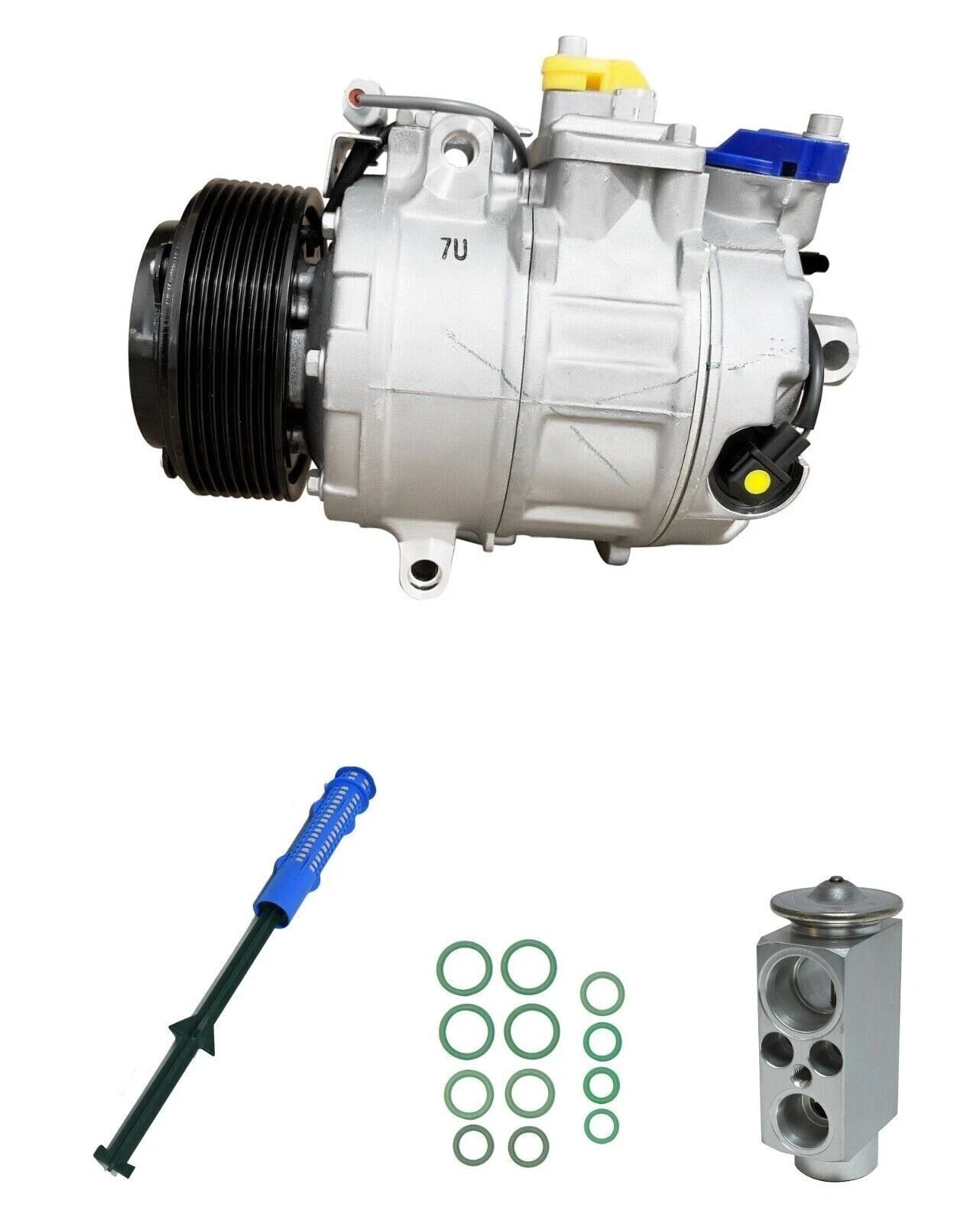 AC Compressor Kit Replacement for BMW 535i xDrive 3.0L Turbo (2011–2016)