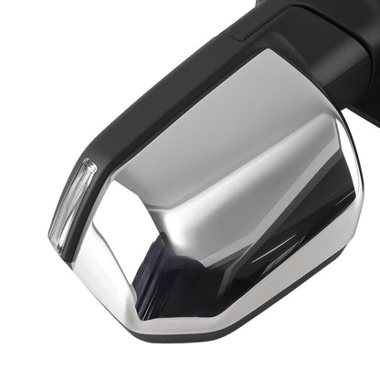 Heated Chrome Left Side Mirror for Ford F-150 XLT Crew Cab (2015–2017)
