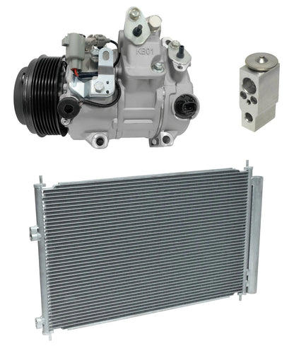 AC Compressor Kit With Condenser for Toyota RAV4 3.5L (2009–2012)