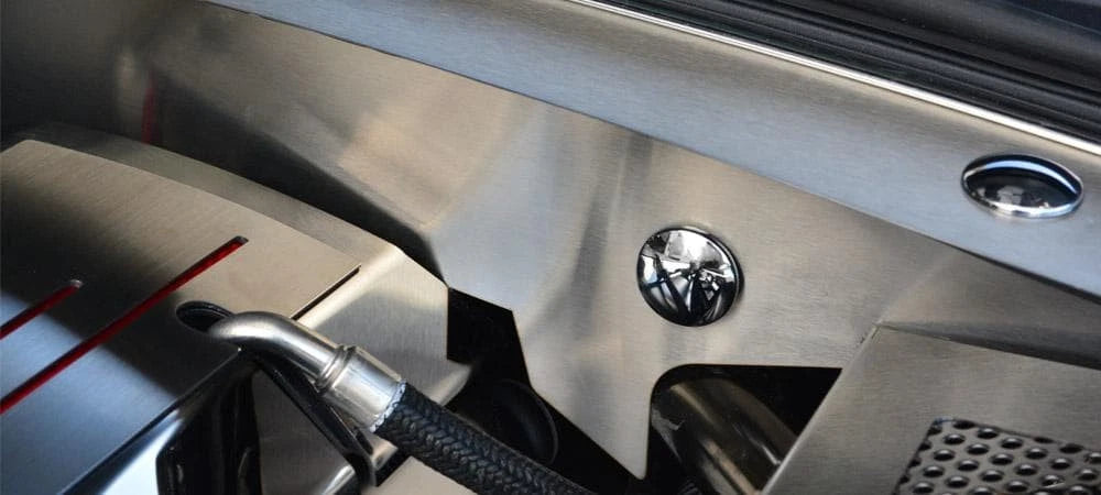 Brushed Stainless Steel Firewall Cover for 2016-2020 Chevy Camaro SS