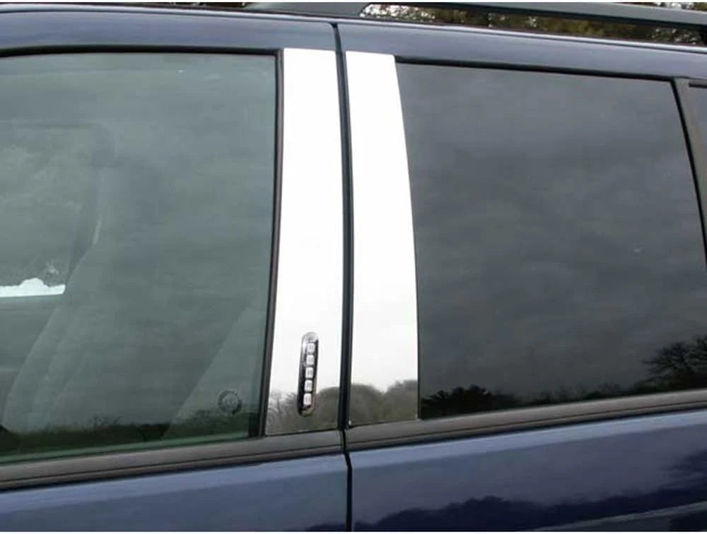 4p Luxury FX Chrome Pillar Post Set w/Keyless Entry for 2002-2010 Ford Explorer