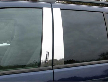 4p Luxury FX Chrome Pillar Post Set w/Keyless Entry for 2002-2010 Ford Explorer