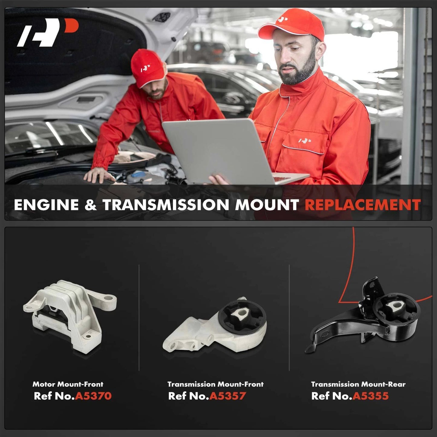 3X Engine Mount & Transmission Mount for Chevrolet Malibu (2006–2008)