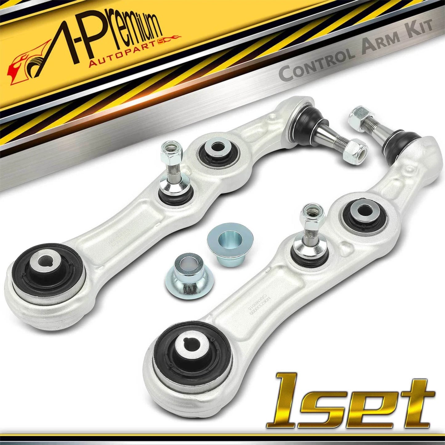 2X Front Lower Rearward Control Arm Ball Joint Assembly for Benz C300 (2015–2021)