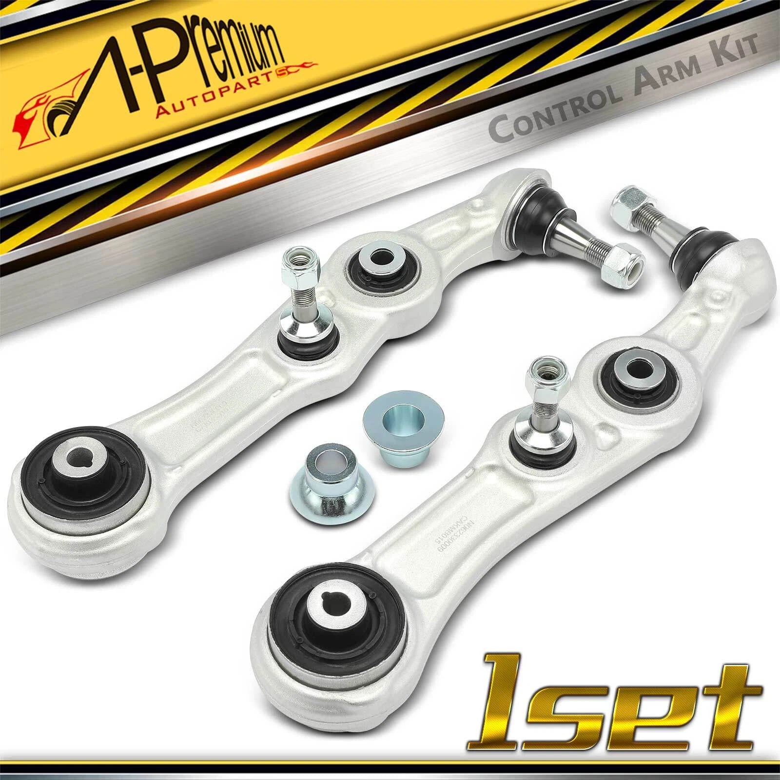 2X Front Lower Rearward Control Arm Ball Joint Assembly for Benz C300 (2015–2021)