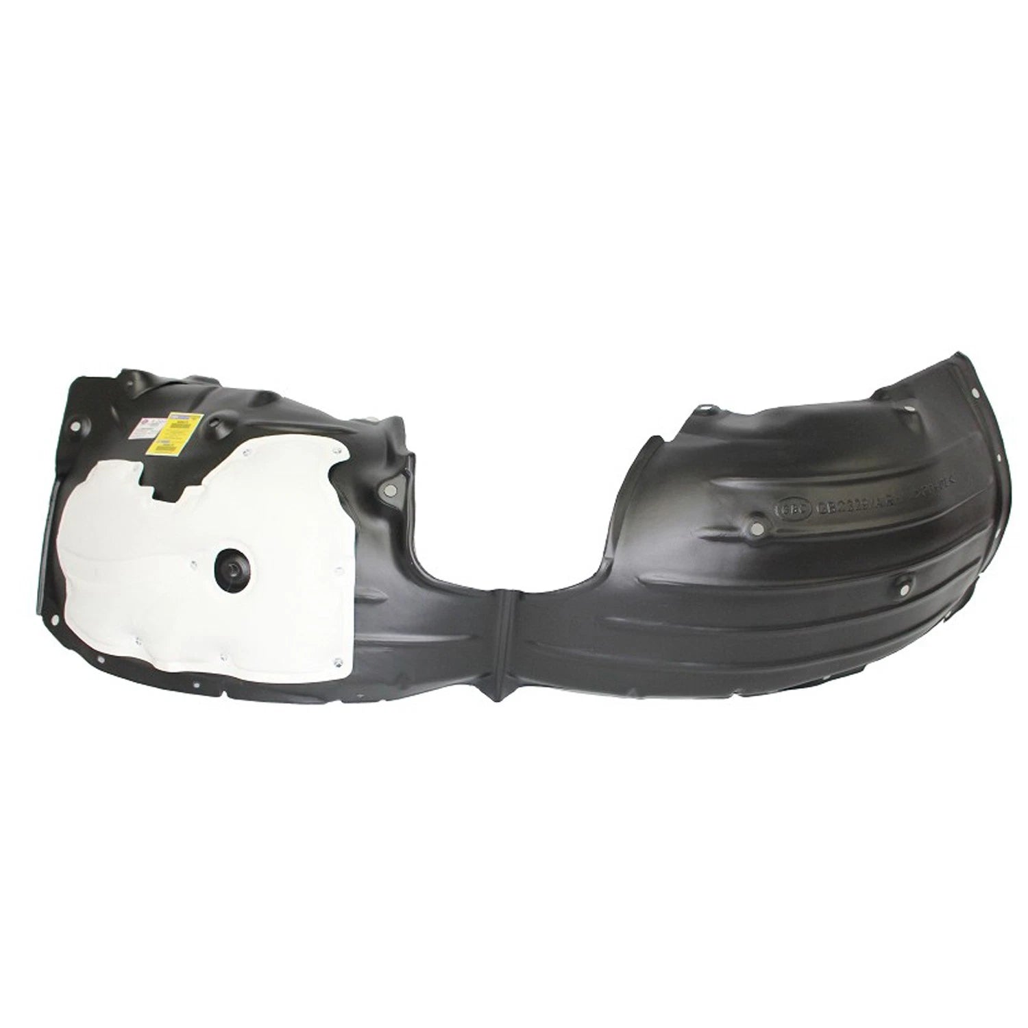 Replacement HDPE Plastic Front Passenger Side Fender Liner w/Insulation Foam