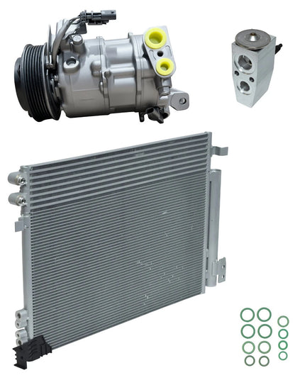 AC Compressor Kit With Condenser for Cadillac CTS 3.6L (2015–2015)