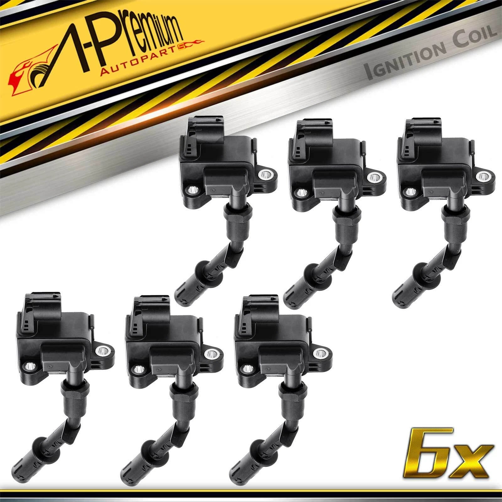 6X Ignition Coil for Mercedes-Benz ML350 (2012–2015) V6 3.5L