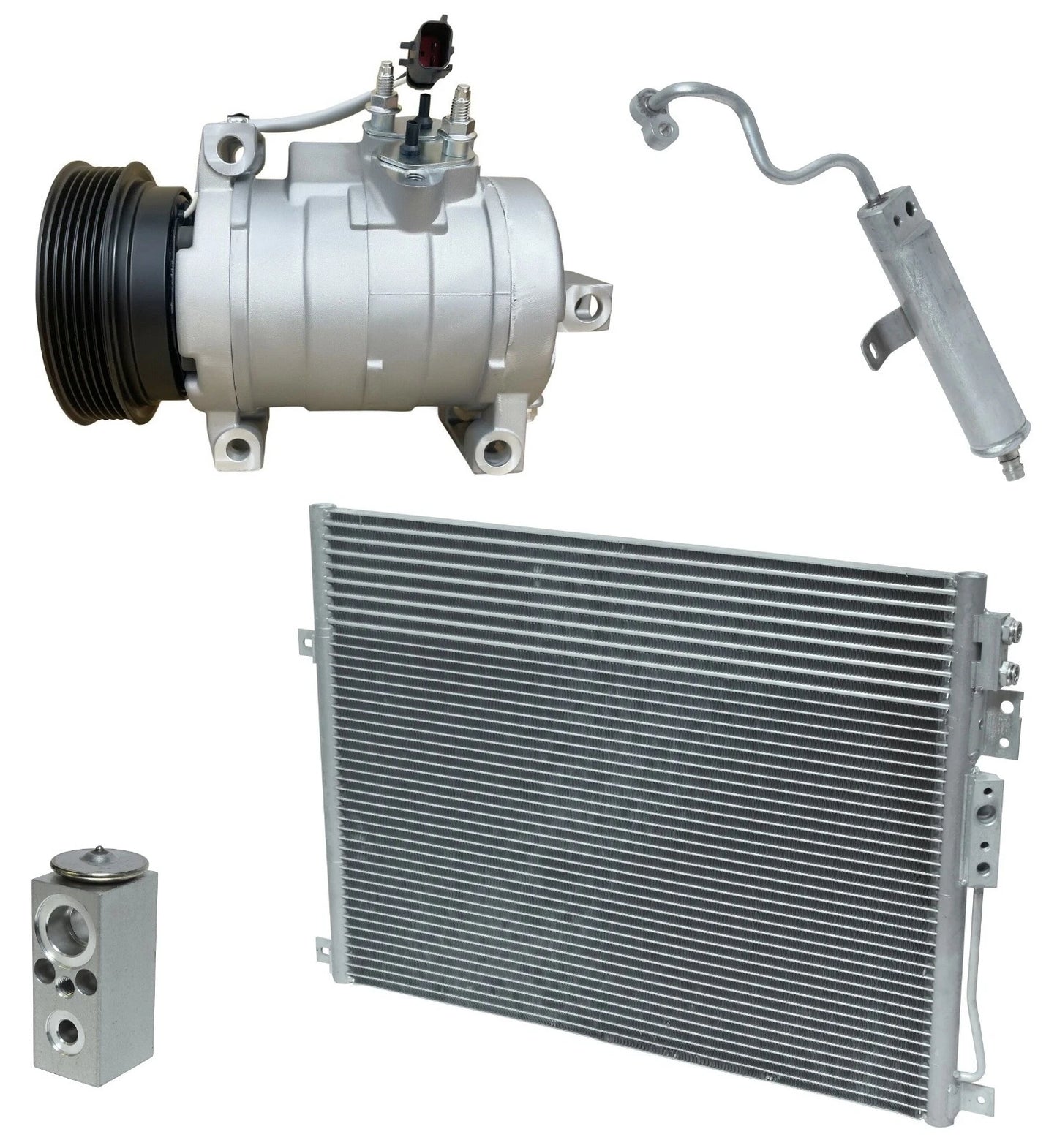 AC Compressor Kit With Condenser for Jeep Grand Cherokee 5.7L (2005–2010)