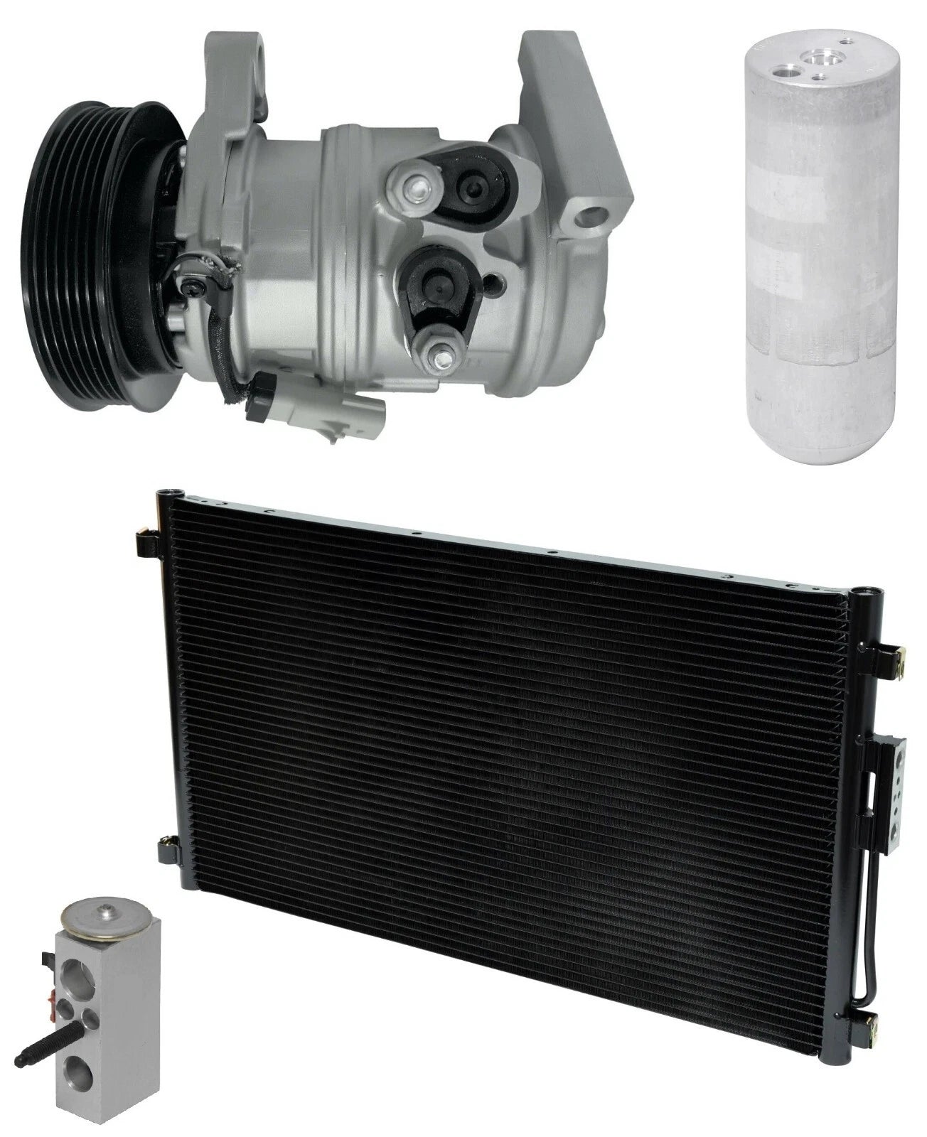 A/C Compressor Kit With Condenser for Dodge Caravan 3.3L (2002–2007)
