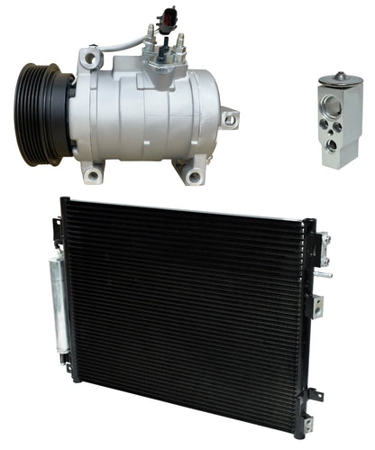 AC Compressor Kit With Condenser for Dodge Challenger 6.1L (2009–2009)