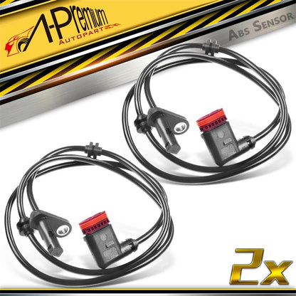 2X Rear ABS Wheel Speed Sensors for Mercedes-Benz E350 E550 C63 AMG (2006–2015)
