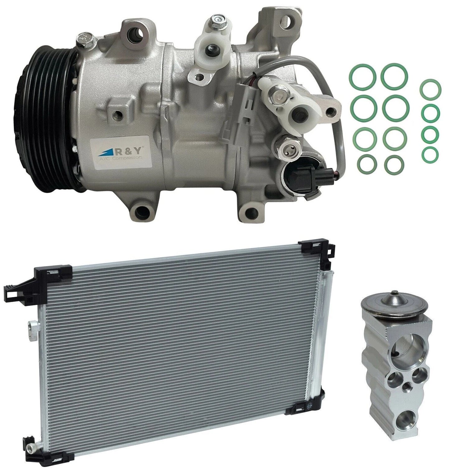 A C Compressor Kit With Condenser for Toyota C-HR 2.0L (2019–2022)