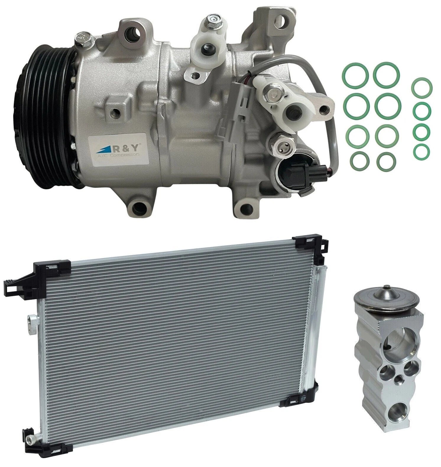 A C Compressor Kit With Condenser for Toyota C-HR 2.0L (2019–2022)