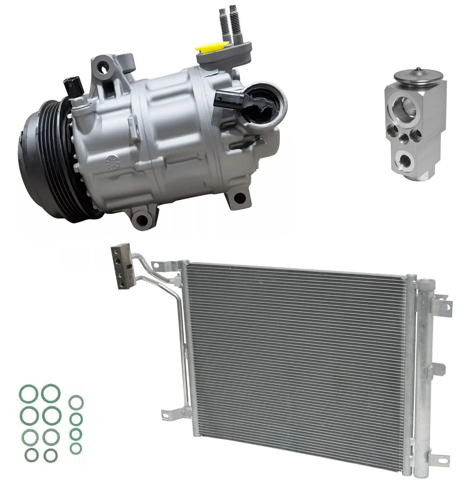 AC Compressor Kit With Condenser for Jeep Wrangler 3.6L Mild HEV (2022–2024)