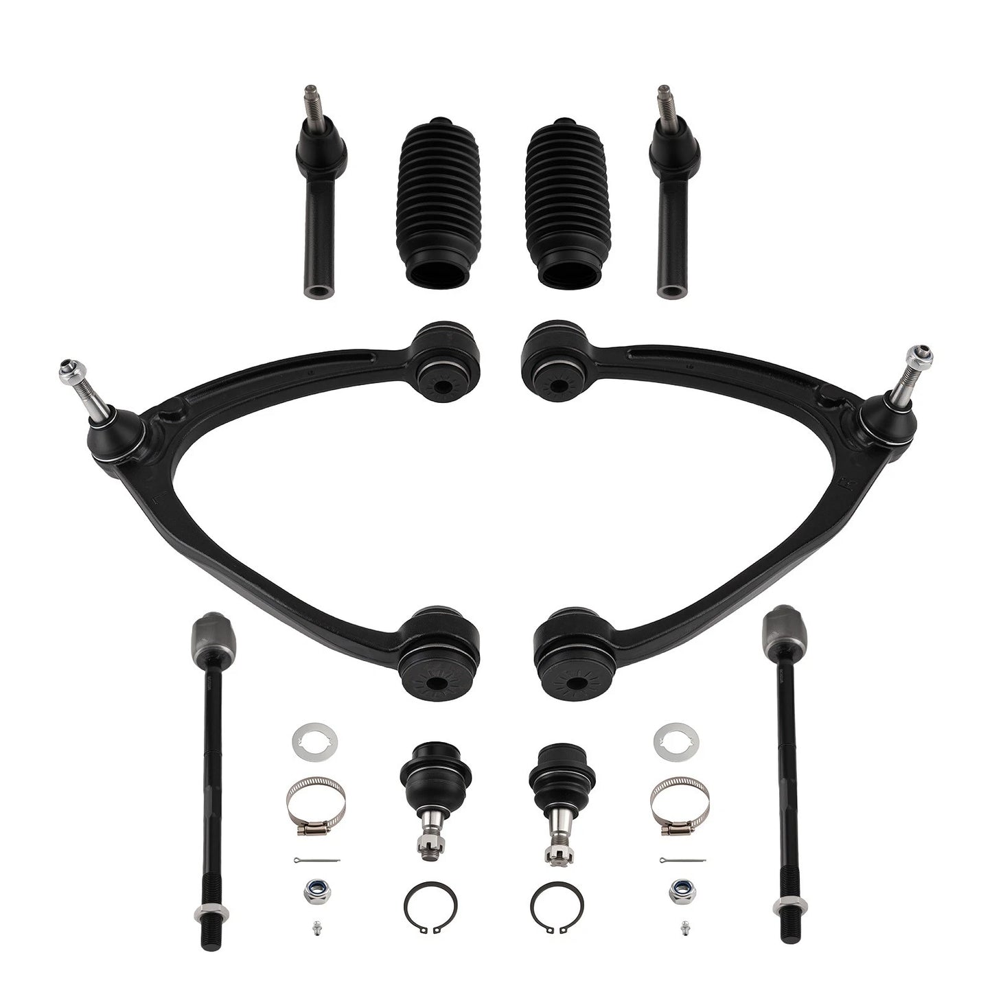 Front Upper Control Arms and Tie Rods for 2007–2013 GMC Sierra Silverado