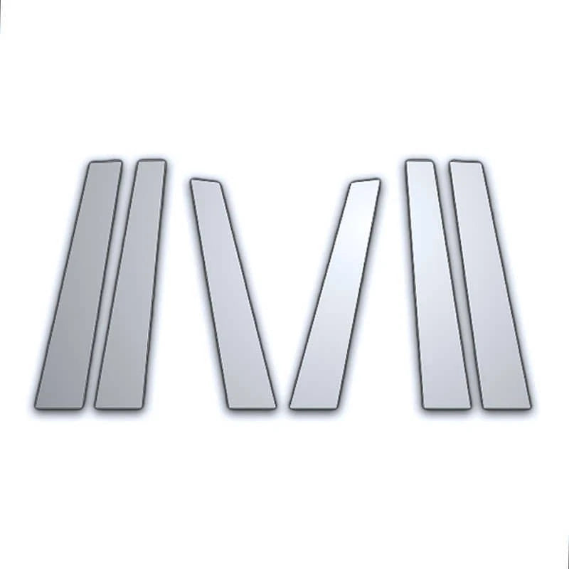 6Pc Chrome Pillar Post Covers Replacement for Chrysler Pacifica (2004–2008)