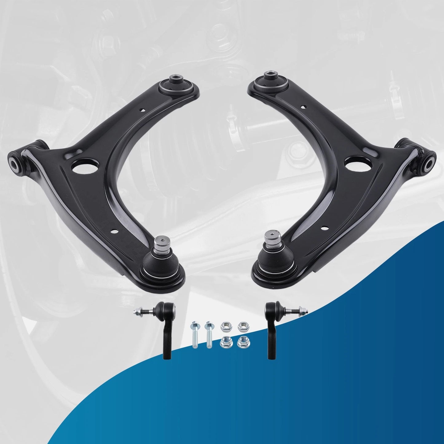 Lower Control Arms Outer Tie Rods for Dodge Caliber Patriot Compass (2007–2017)