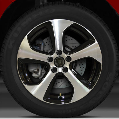 18x7.5 Factory Wheel (Black Machined Painted) for 2014-2018 Volkswagen Golf