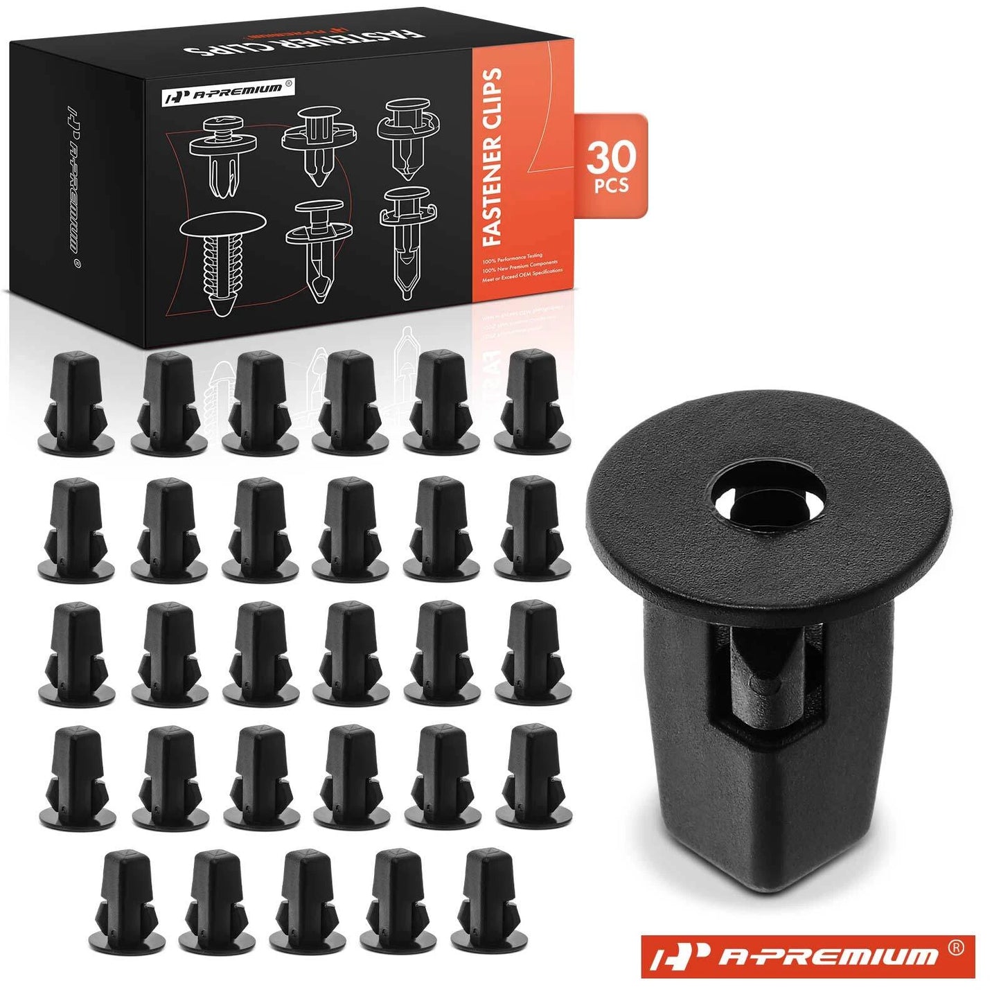 30Pcs Nylon Wheel Fender Liner Clips for Toyota