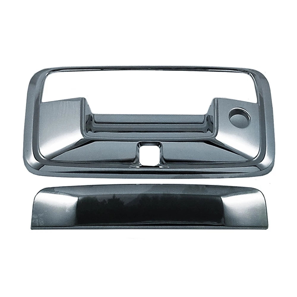 Chrome Tailgate Handle Cover with Camera Cutout for 2014-2018 GMC Sierra