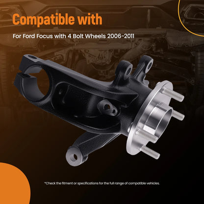 Front Driver Side Steering Knuckle for Ford Focus (2006–2011)