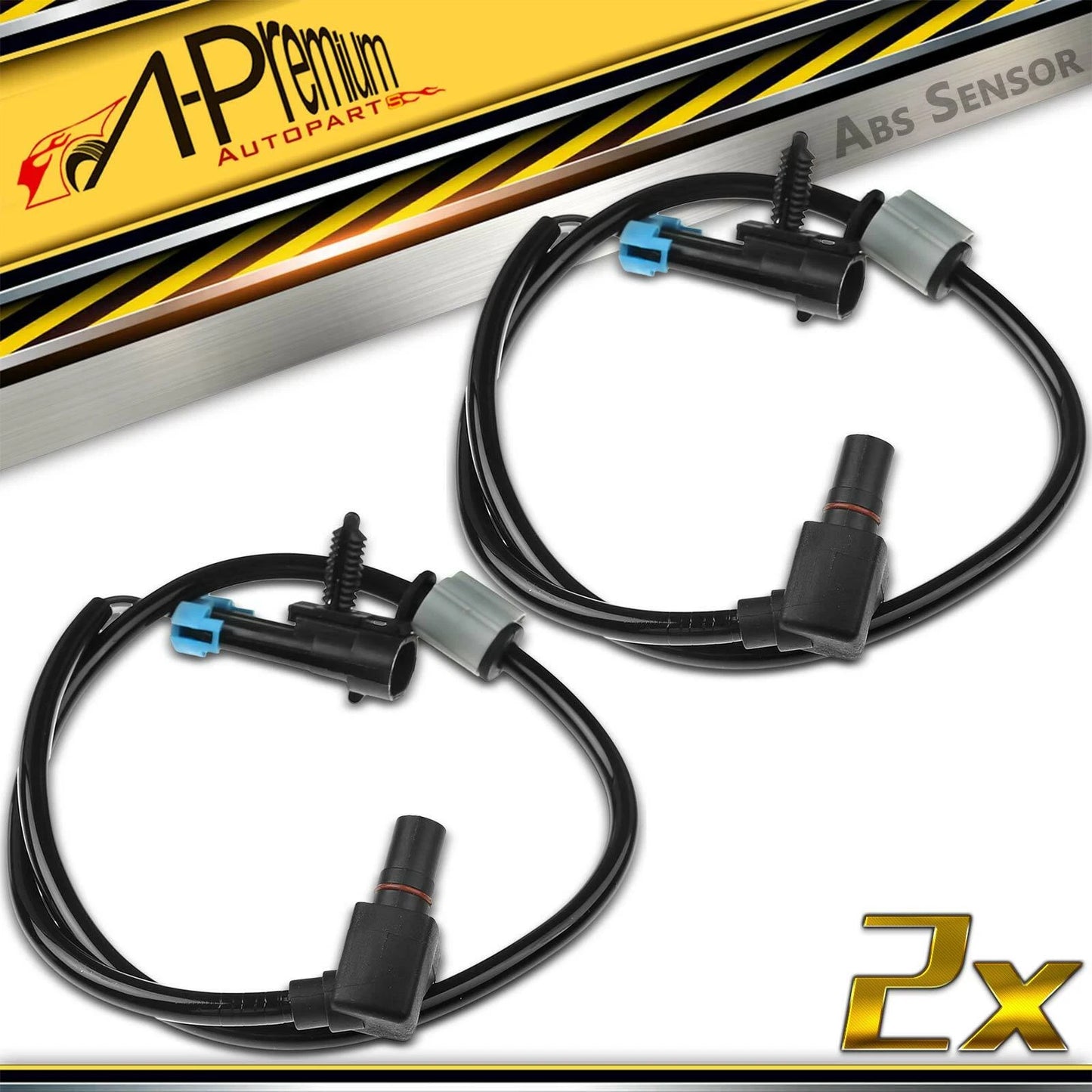 2X Front ABS Wheel Speed Sensor for Chevrolet Blazer (1998–2005)
