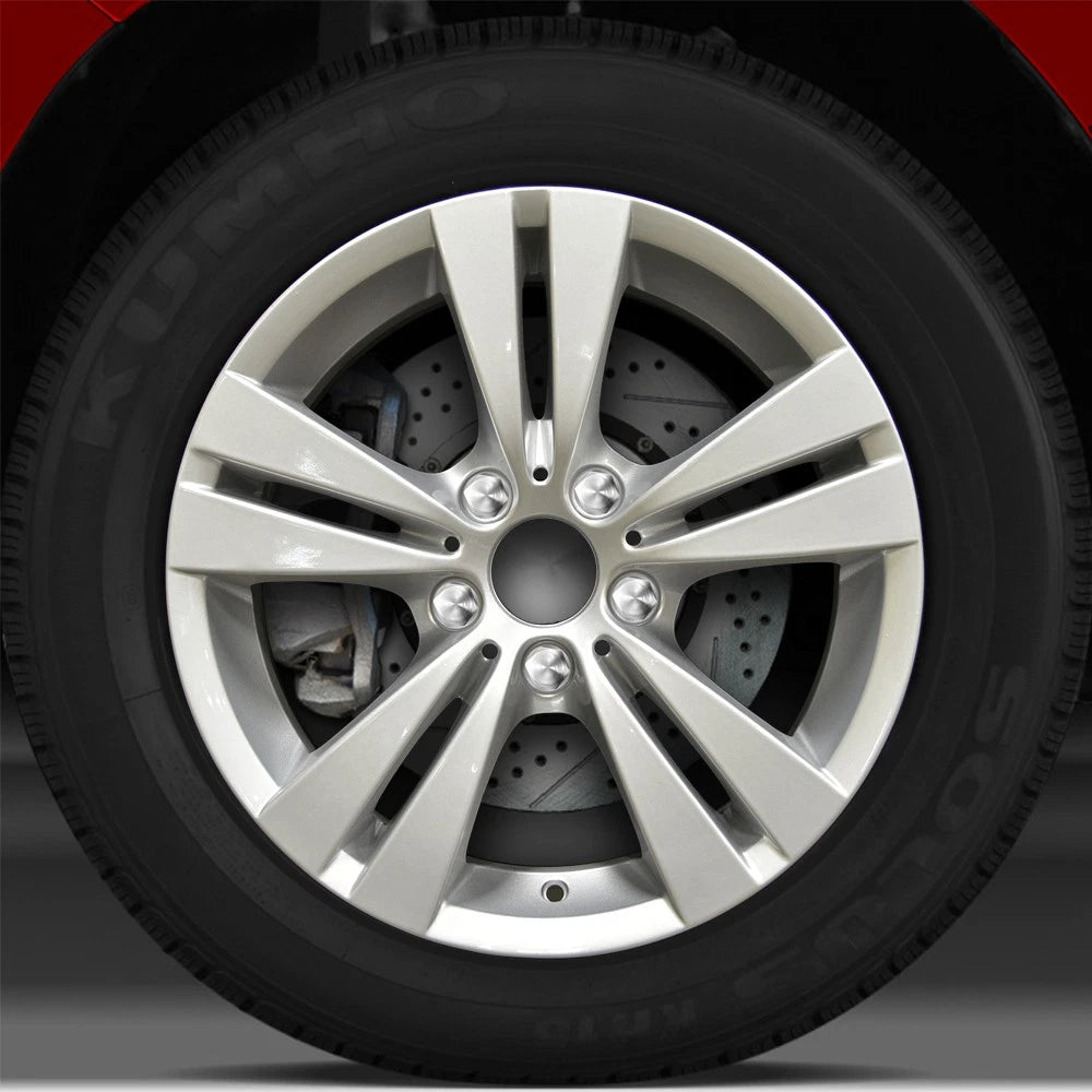 17x8 Factory Wheel (Bright Medium Silver w/43mm Offset) for 2008-2010 BMW 535i