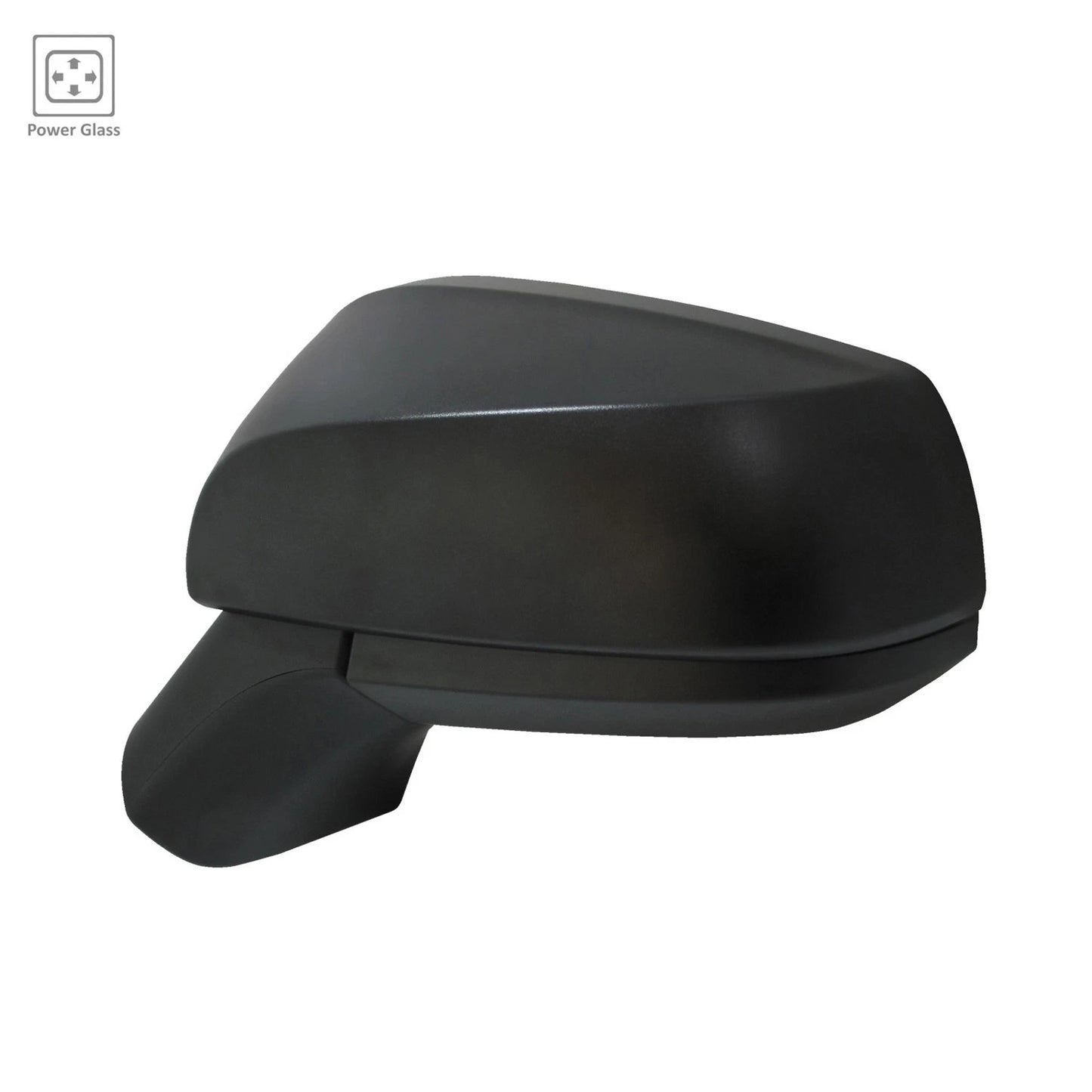 Replacement Textured Driver Side Power Door Mirror For 2019-2021 Toyota RAV4