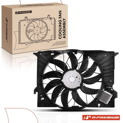 Cooling Fan Assembly with Shroud for Mercedes-Benz E320 S350 (2003–2009)