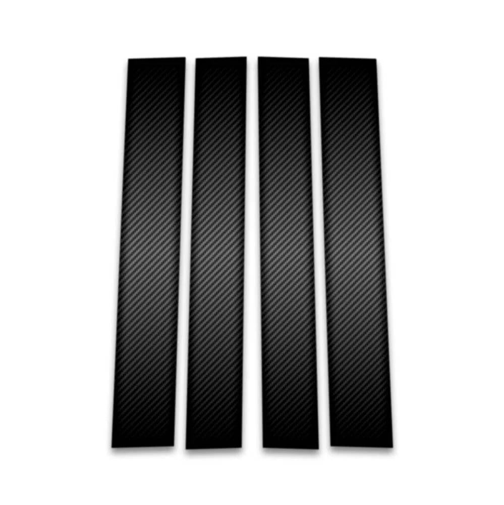 4pc Carbon Fiber Pillar Post Covers for 2009-2014 Volkswagen Routan