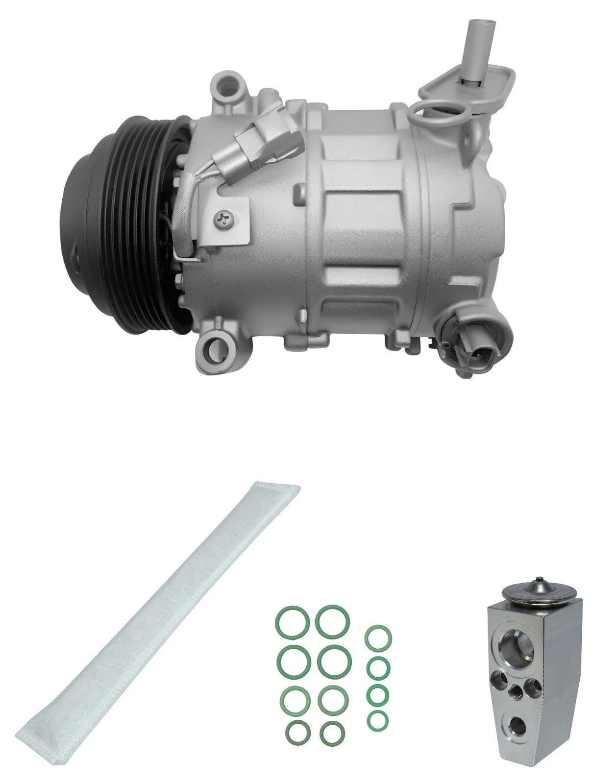 AC Compressor Kit Replacement for Chrysler 200 2.4L (2015–2015)