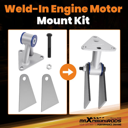 Brand New Weld-In Motor Mounts for Chevy SBC BBC Engine Swap (1970–1970)