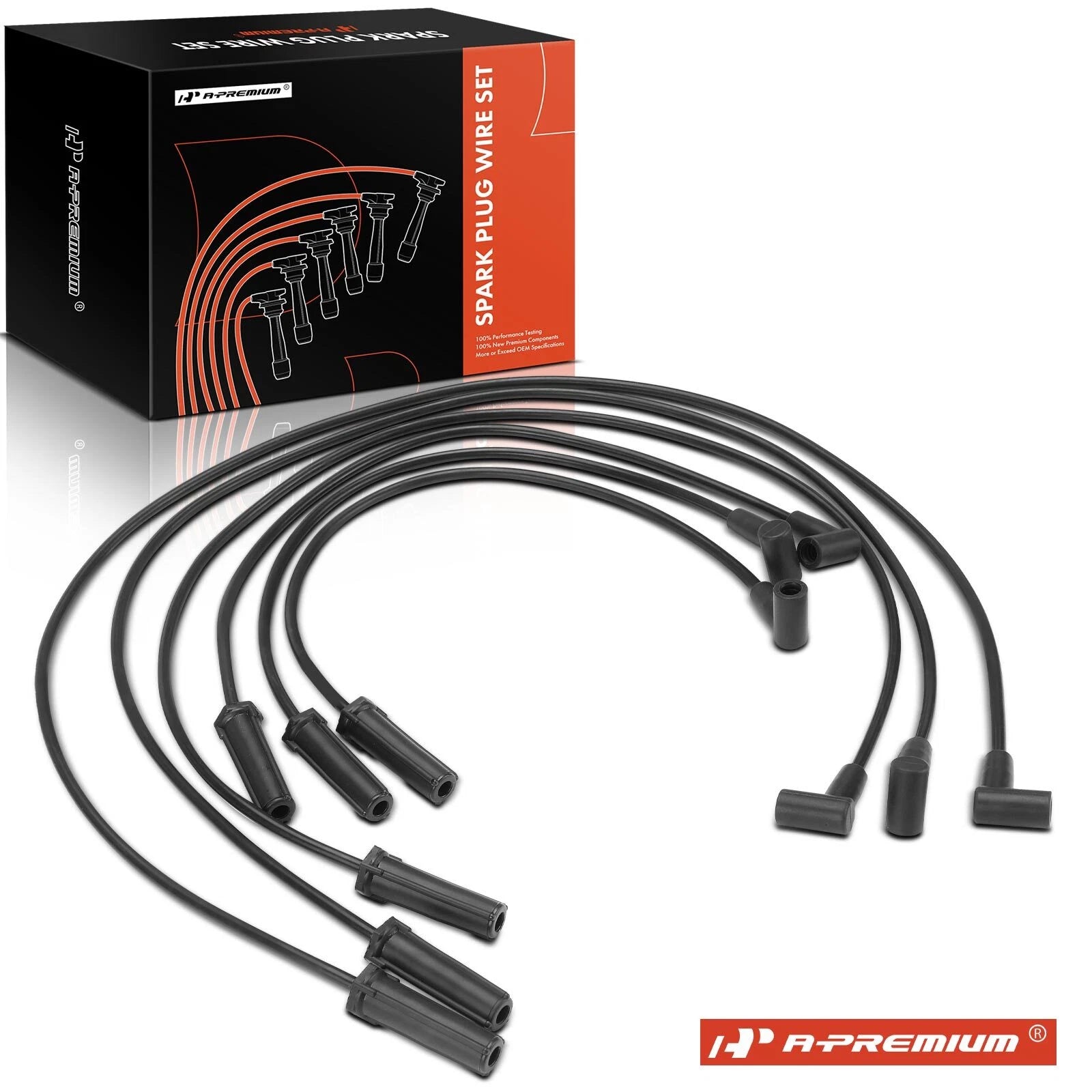 6X Spark Plug Wire Sets for Chevy Cavalier (1992)