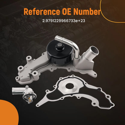 Engine Cooling Water Pump with Thermostat for Maserati Ghibli (2014–2022)