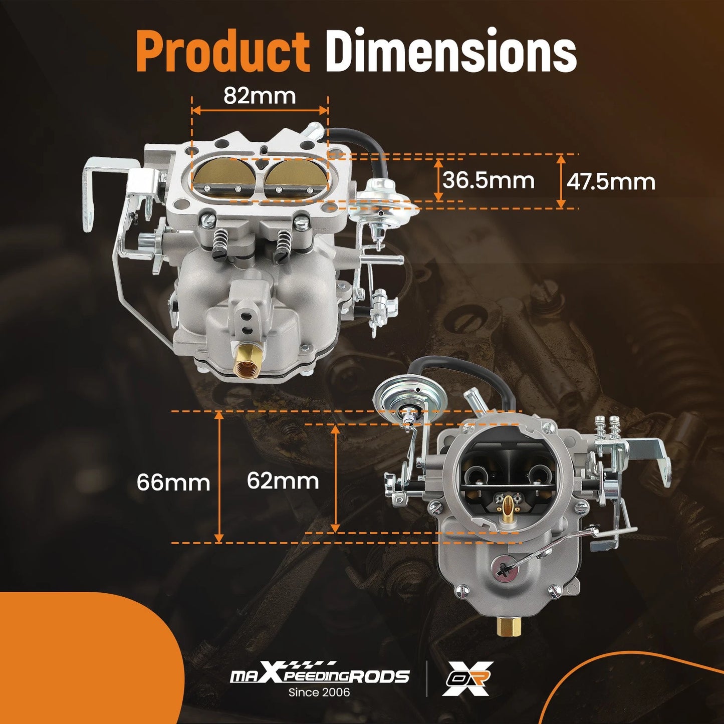 Carburetor Set for Dodge Chrysler 318 5.2L V8 (1972–1977)