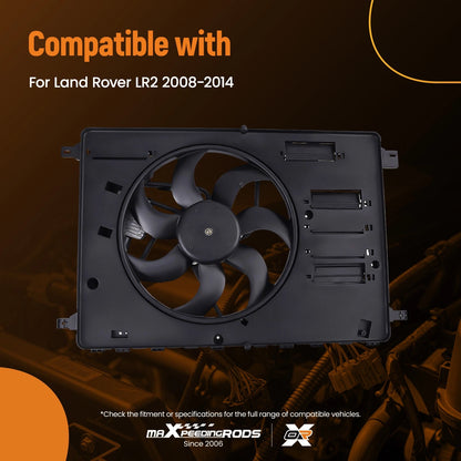 Electric Radiator Cooling Fan for Land Rover LR2 (2008–2014)