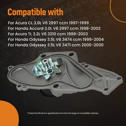 Coolant Water Pump Assembly for Acura CL/TL/MDX 3.0L-3.5L (1997–2003)